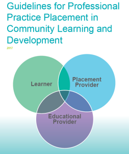 Cover of the Guidelines for Professional Practice Placement publication
