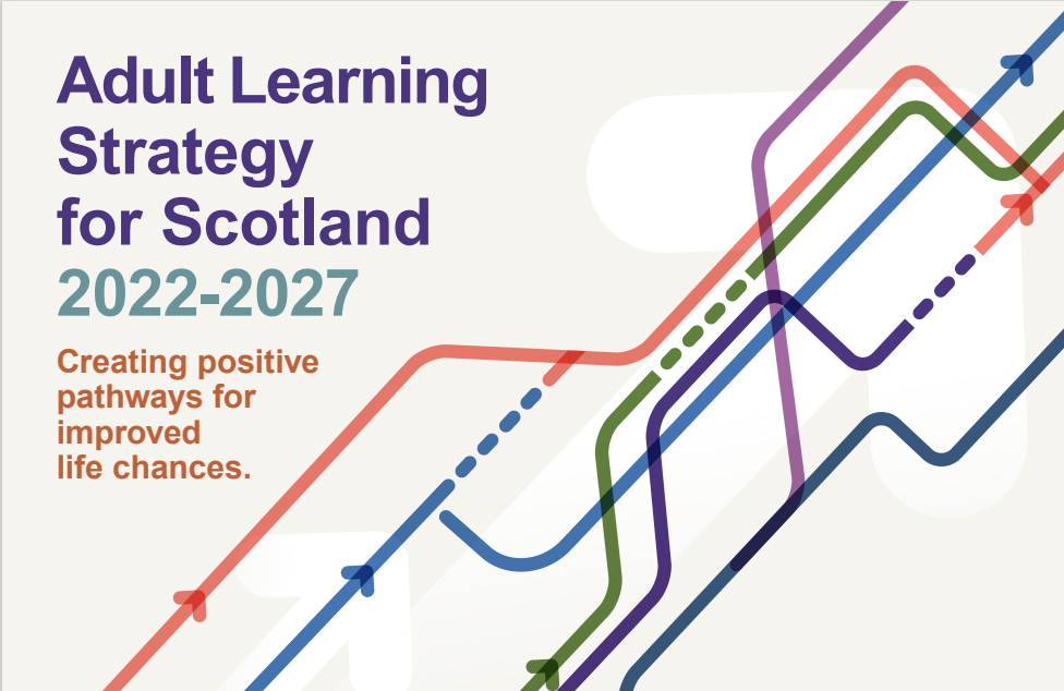 Adult Learning strategy for Scotland 2022-2027 Creating positive pathways for improved life chances image