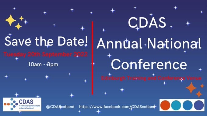CDAS Annual National Conference Tuesday 20th September, 10am-3pm