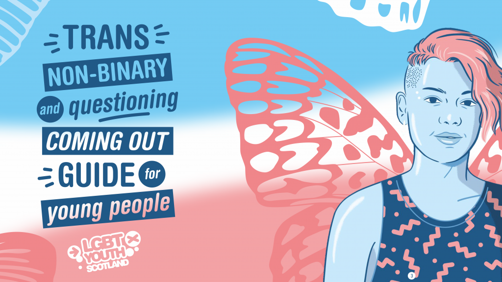 Trans, Non-Binary and Questioning Coming Out Guide for Young People - LGBT Youth Scotland