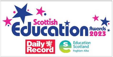 Scottish Education Awards 2023, Daily Record, Education Scotland Logo