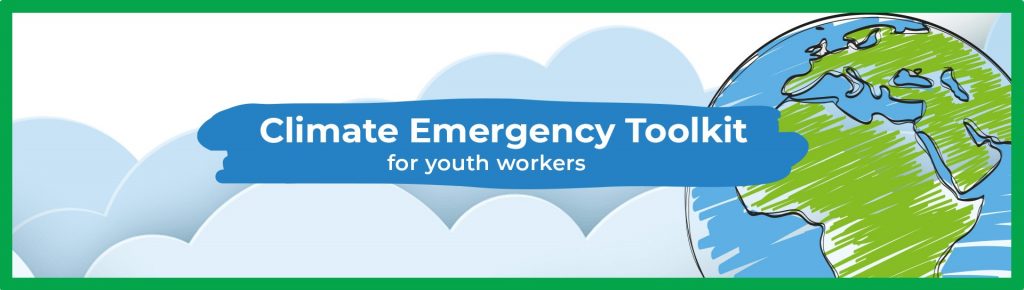 Climate Emergency Toolkit for youth workers logo
